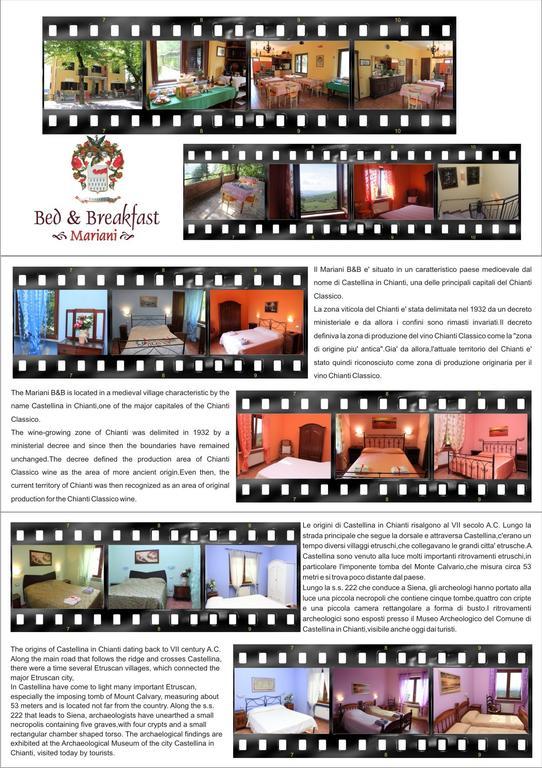 Mariani Bed&Breakfast Castellina in Chianti Bagian luar foto